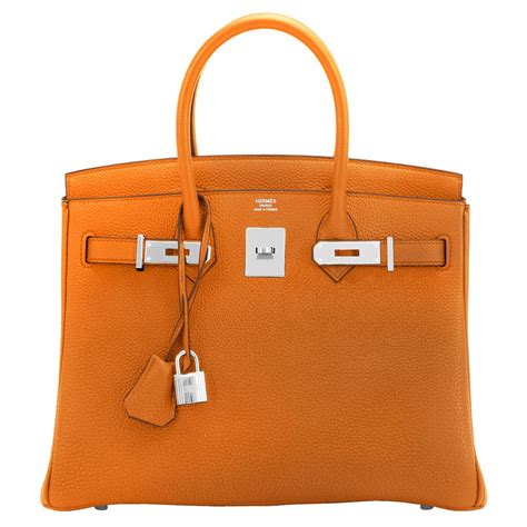 hermes orange bag birkin|birkin bag cheapest one.